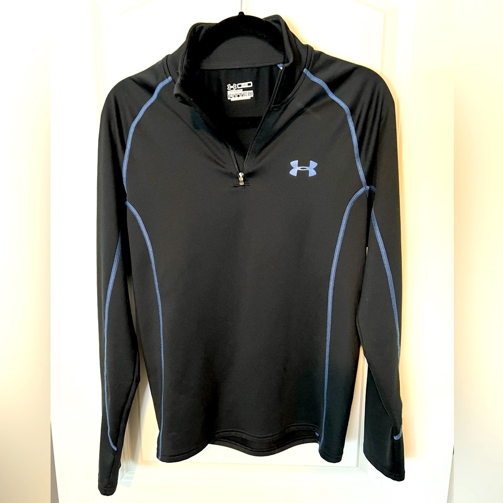 Under Armour Men’s Heat Gear Fitted Quarter Zip - M